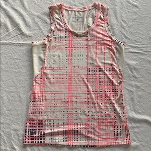 Pink/white/black pink Brooks Athletic Top Small
